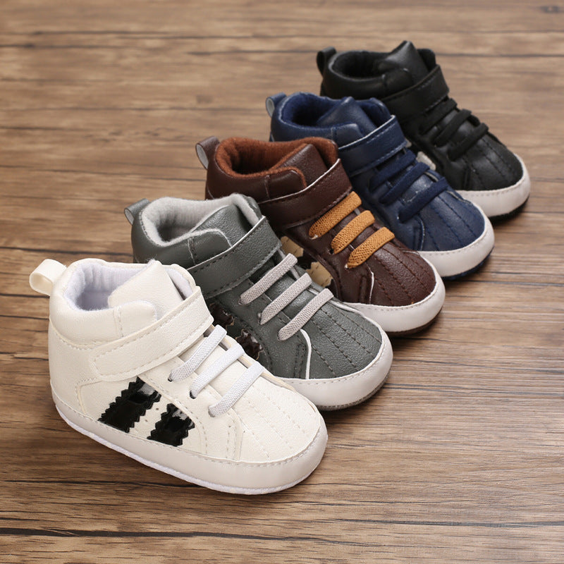 Spring And Autumn 0-1 Years Old Baby Toddler Shoes Soft Soled Baby Shoes Casual Sneakers - Mubimart -  