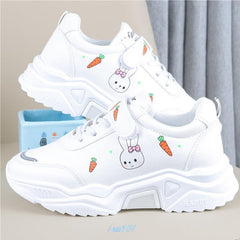 Spring And Autumn Primary School Students Casual All-match Pu Running Shoes - Mubimart -  