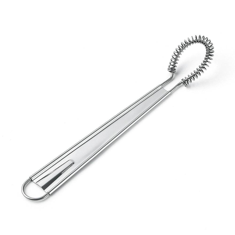 Spring Handle Small Egg Beater Cream Whisk - Mubimart