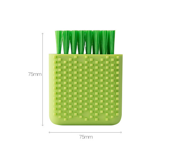 Square Potted Silicone Kitchen Washing Bowl Dish Laundry Clothes Cleaning Brush - Mubimart -  