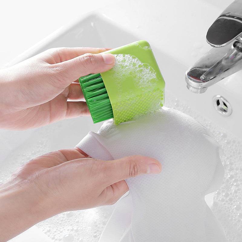 Square Potted Silicone Kitchen Washing Bowl Dish Laundry Clothes Cleaning Brush - Mubimart