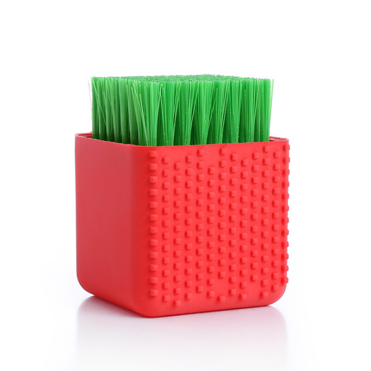 Square Potted Silicone Kitchen Washing Bowl Dish Laundry Clothes Cleaning Brush - Mubimart -  