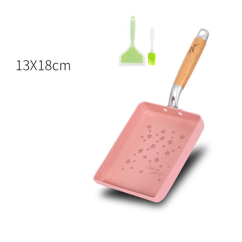Square Thick Bottom Flat Maifan Stone Non-Stick Pan - Mubimart