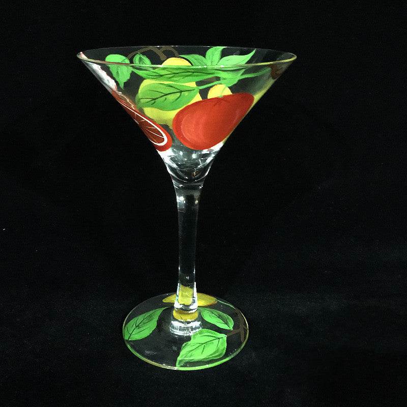 Stained glass tall wine glass - Mubimart
