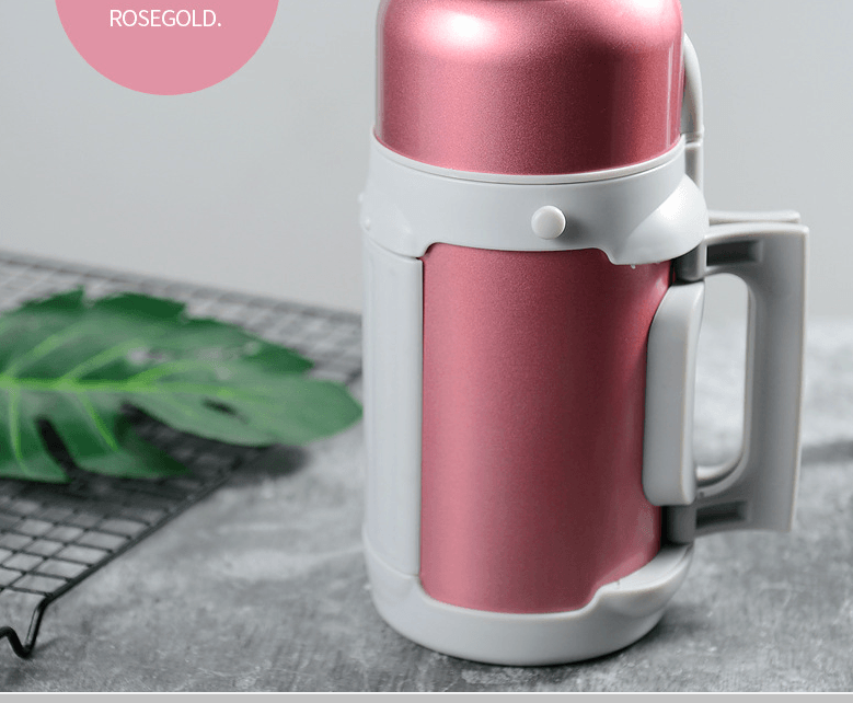 Stainless Steel 304 Sports Bottle Large-capacity Thermal Insulation Creative Water Cup - Mubimart