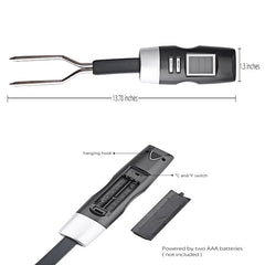 Stainless Steel BBQ Fork Thermometer Food Thermometer - Mubimart -  