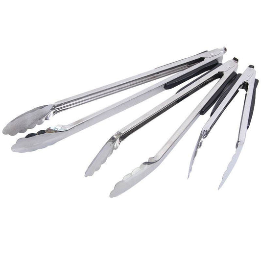 Stainless Steel Barbecue Bread Cake Tongs - Mubimart