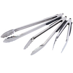 Stainless Steel Barbecue Bread Cake Tongs - Mubimart - Food Tong 