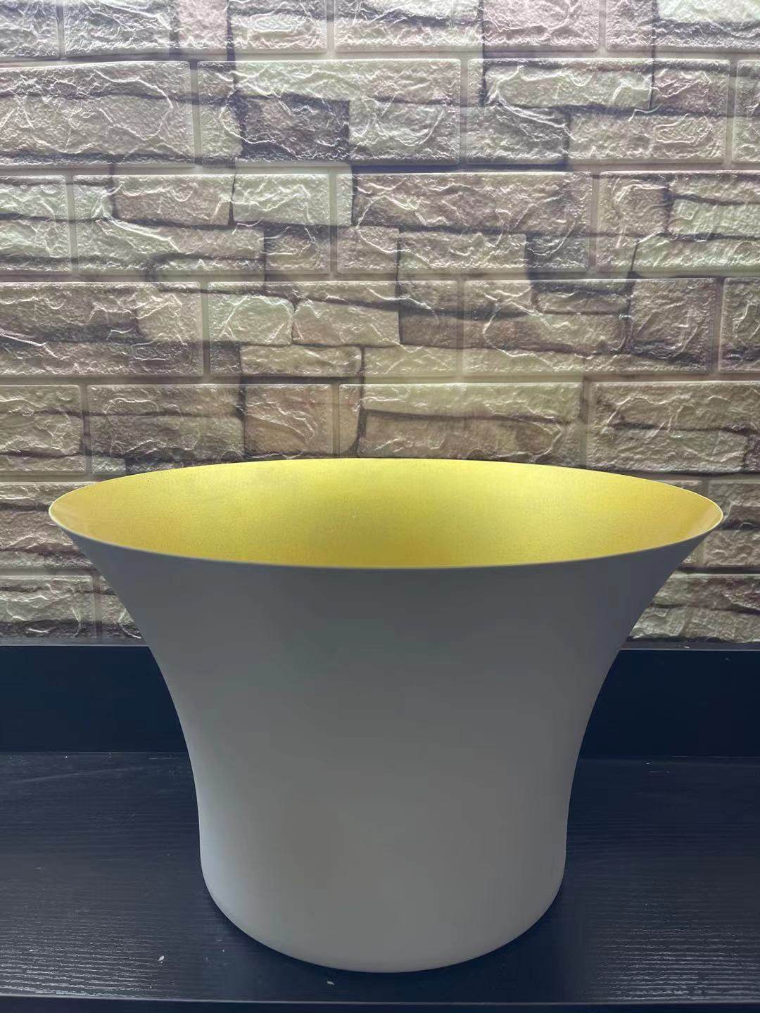 Stainless Steel Champagne Bowl, Ice Bowl, Ice Bucket, Golden Salad Bowl, Champagne Bucket - Mubimart