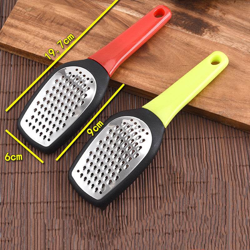 Stainless Steel Cheese Grater Creative Style Cheese Grater Plastic Lemon Peeler - Mubimart