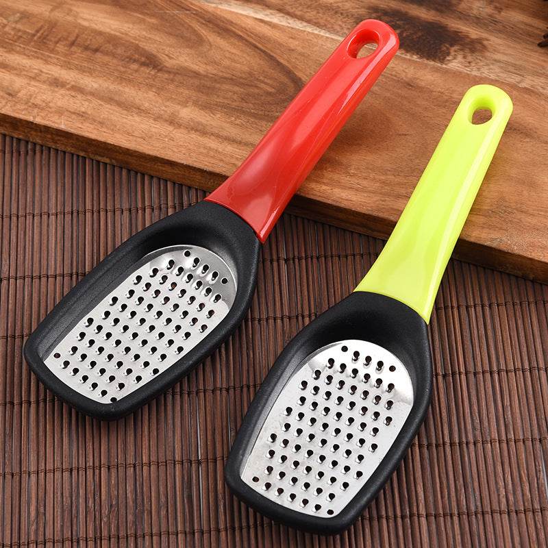 Stainless Steel Cheese Grater Creative Style Cheese Grater Plastic Lemon Peeler - Mubimart