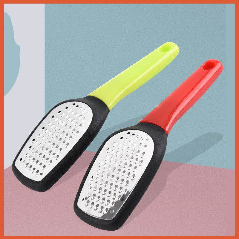 Stainless Steel Cheese Grater Creative Style Cheese Grater Plastic Lemon Peeler - Mubimart
