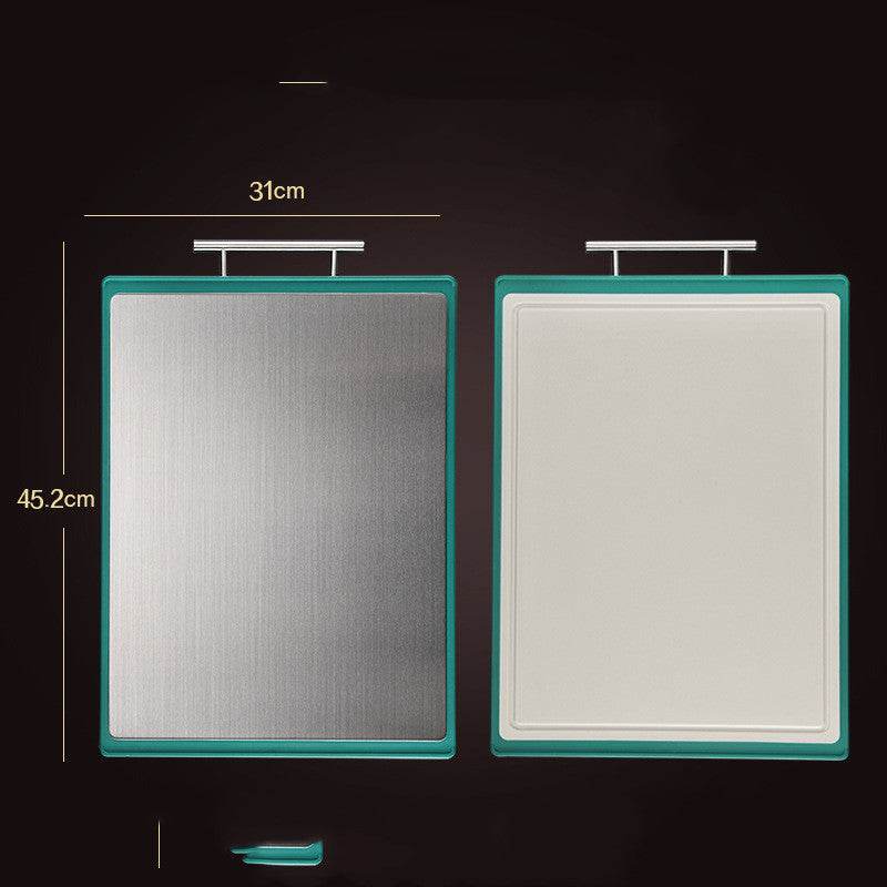 Stainless Steel Chopping Board Kitchen Antibacterial Sorting Board - Mubimart
