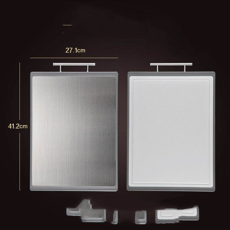 Stainless Steel Chopping Board Kitchen Antibacterial Sorting Board - Mubimart