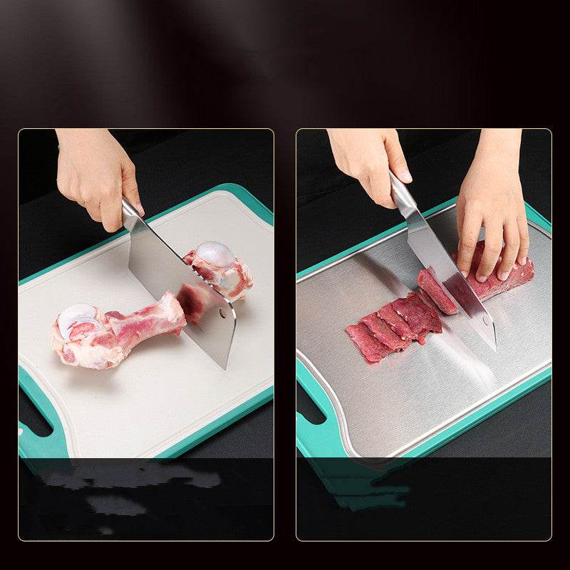 Stainless Steel Chopping Board Kitchen Antibacterial Sorting Board - Mubimart