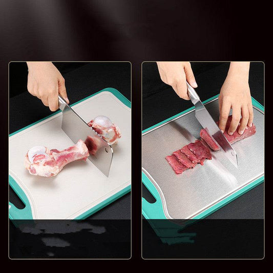 Stainless Steel Chopping Board Kitchen Antibacterial Sorting Board - Mubimart
