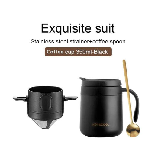 Stainless Steel Coffee Mug Portable - Mubimart