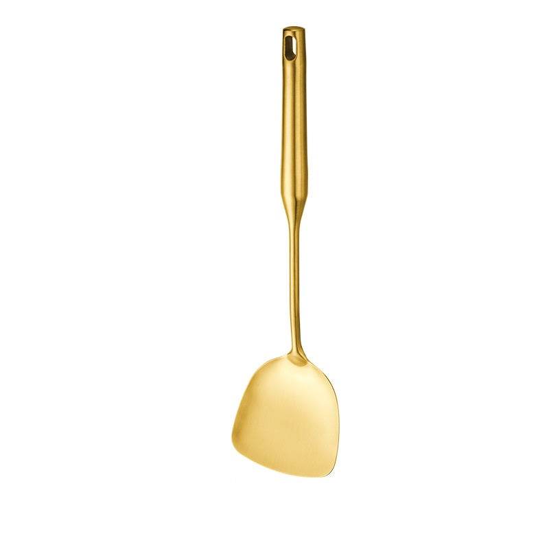 Stainless Steel Cooking Spoon Kitchenware Gift Set Custom Gilded - Mubimart