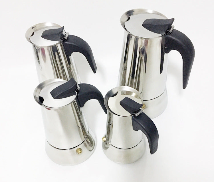 Stainless Steel Espresso Coffee Maker - Mubimart -  