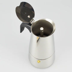 Stainless Steel Espresso Coffee Maker - Mubimart -  