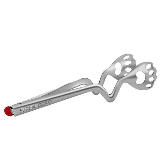 Stainless Steel Food Tongs Bread Barbecue Steak With Vegetables - Mubimart