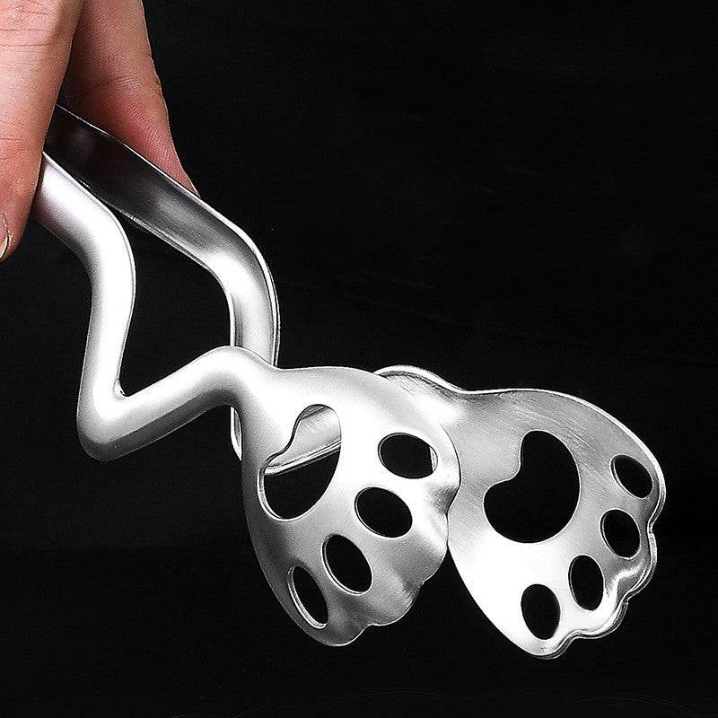 Stainless Steel Food Tongs Bread Barbecue Steak With Vegetables - Mubimart
