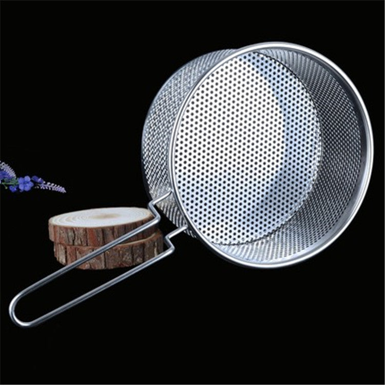 Stainless Steel Fryer Frying Basket Punching Colander Strainer Spoon - Mubimart -  