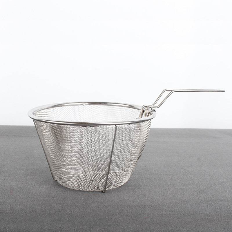 Stainless Steel Frying Basket Colander Strainer - Mubimart