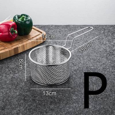 Stainless Steel Hot Pot Colander Filter Mesh With Hook - Mubimart