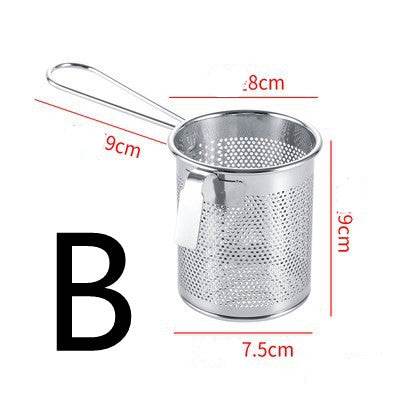 Stainless Steel Hot Pot Colander Filter Mesh With Hook - Mubimart