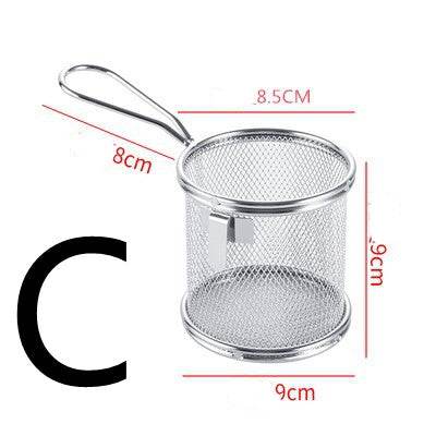Stainless Steel Hot Pot Colander Filter Mesh With Hook - Mubimart