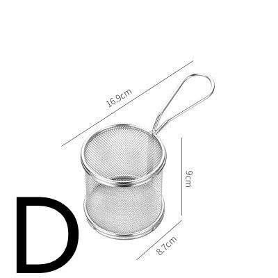 Stainless Steel Hot Pot Colander Filter Mesh With Hook - Mubimart