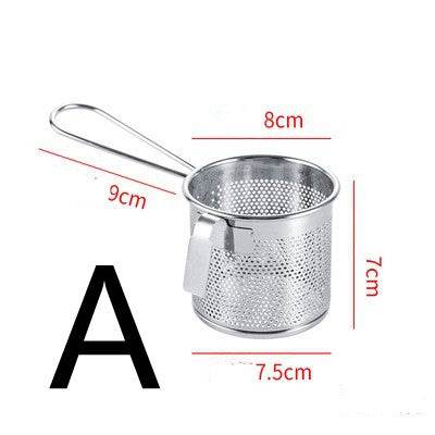 Stainless Steel Hot Pot Colander Filter Mesh With Hook - Mubimart