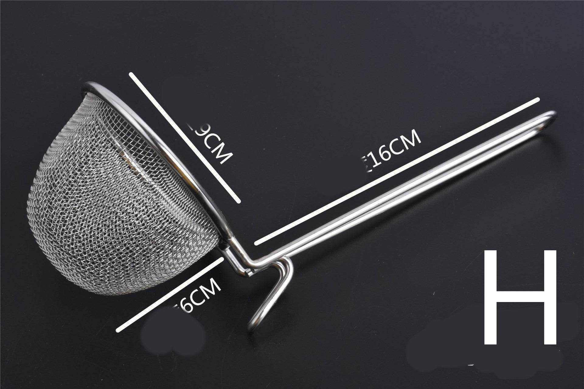 Stainless Steel Hot Pot Colander Filter Mesh With Hook - Mubimart