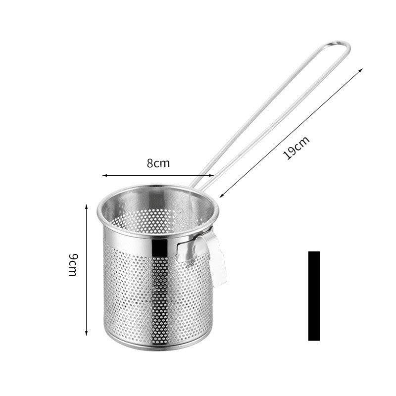 Stainless Steel Hot Pot Colander Filter Mesh With Hook - Mubimart
