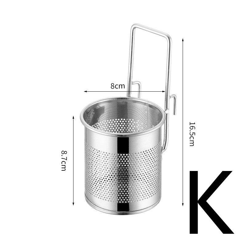Stainless Steel Hot Pot Colander Filter Mesh With Hook - Mubimart