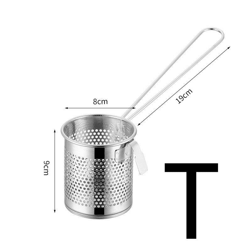 Stainless Steel Hot Pot Colander Filter Mesh With Hook - Mubimart