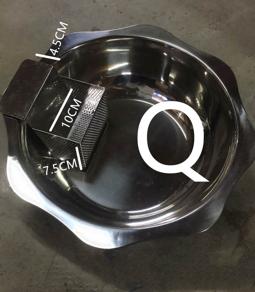 Stainless Steel Hot Pot Colander Filter Mesh With Hook - Mubimart