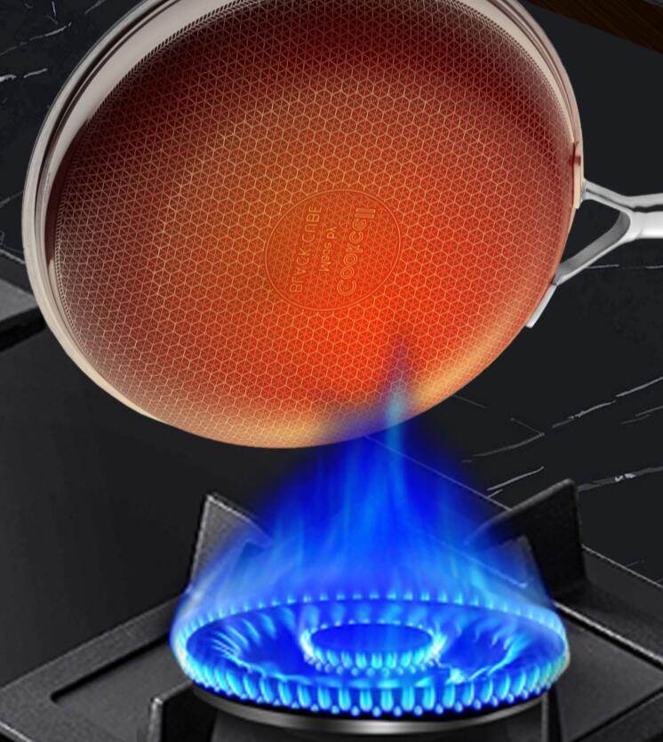 Stainless Steel Household Steak Omelet Pancake Pan - Mubimart