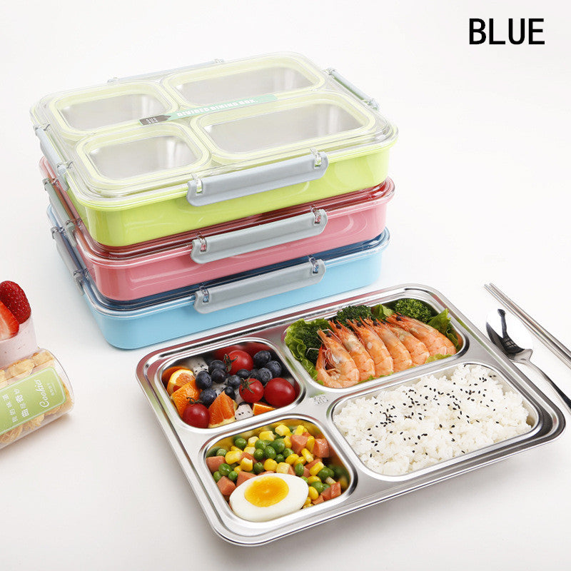 Stainless Steel Insulated Lunch Box Elementary School Children - Mubimart -  