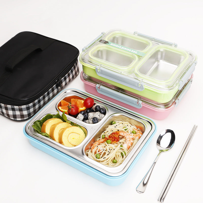 Stainless Steel Insulated Lunch Box Elementary School Children - Mubimart -  