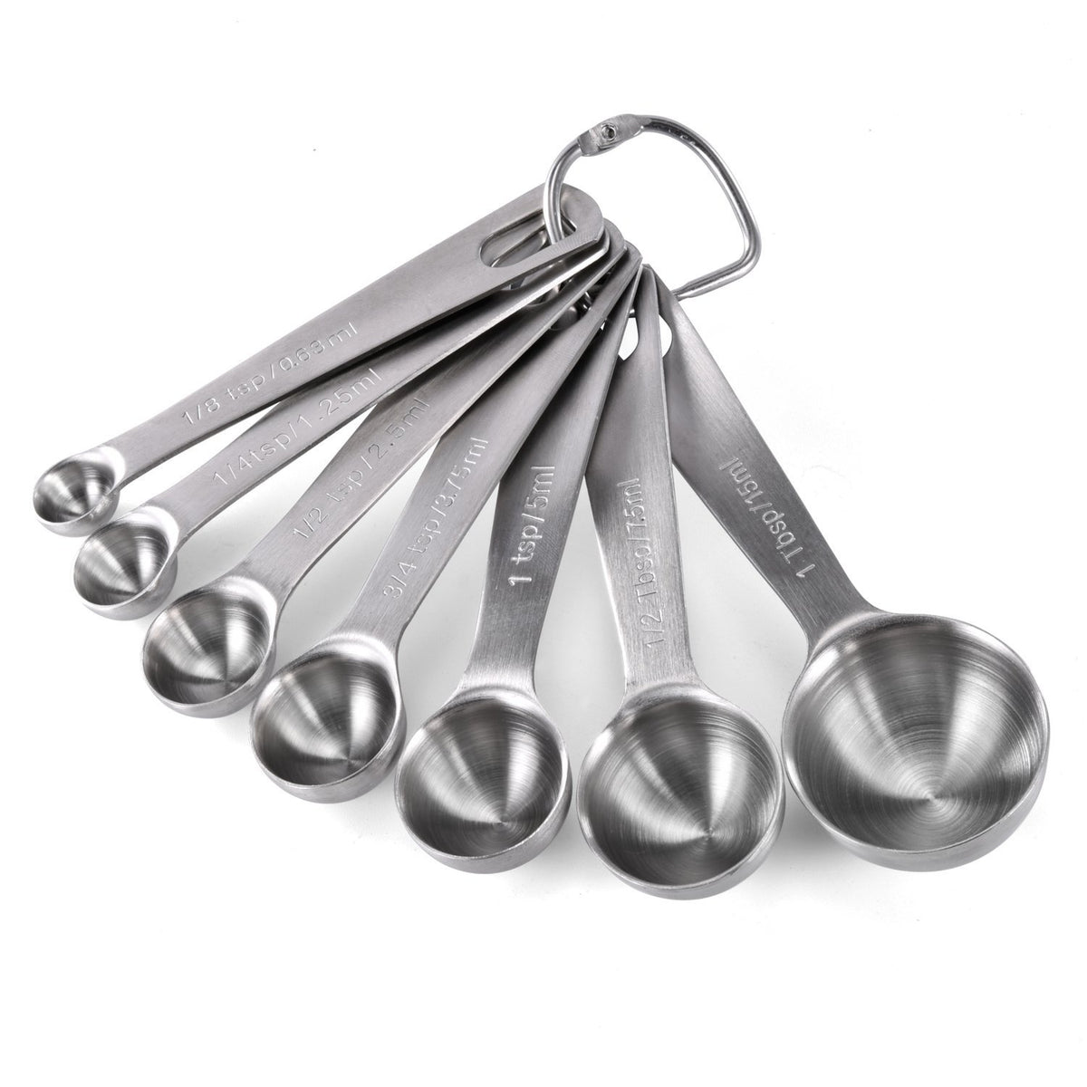 Stainless Steel Measuring Cup and Measuring Spoon 14-piece Set - Mubimart -  