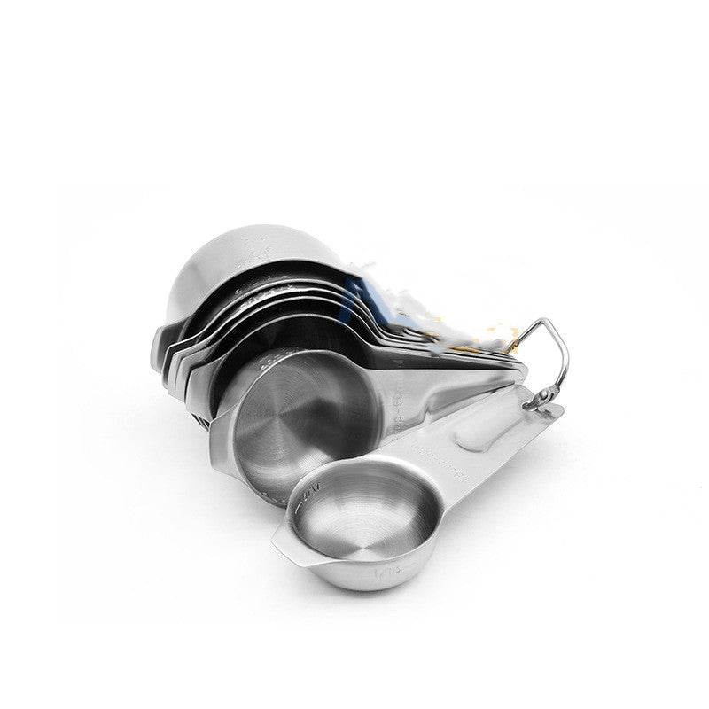 Stainless Steel Measuring Cup and Measuring Spoon 14-piece Set - Mubimart