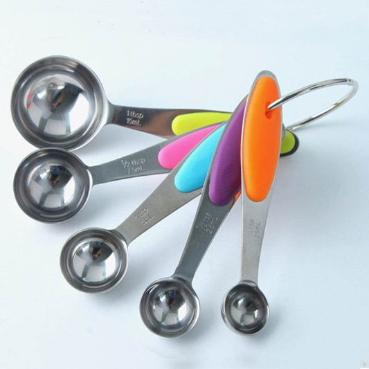Stainless Steel Measuring Spoon Graduated Measuring Cup Baking Tools - Mubimart