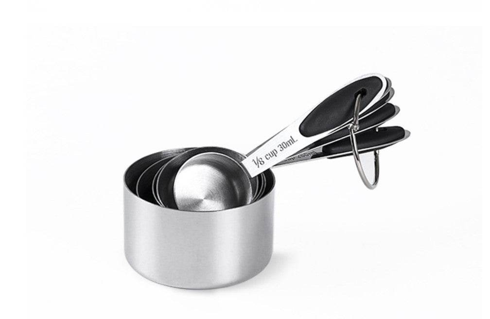 Stainless Steel Measuring Spoon Graduated Measuring Cup Baking Tools - Mubimart