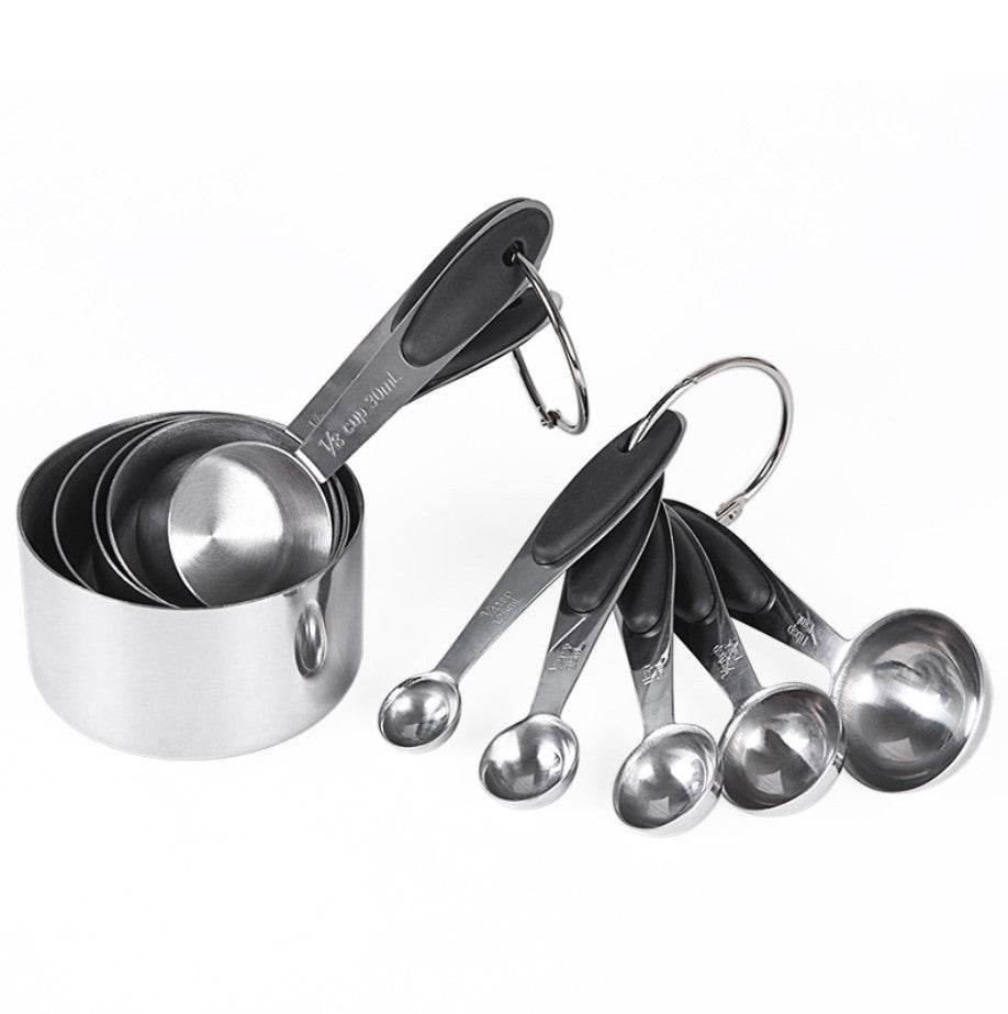 Stainless Steel Measuring Spoon Graduated Measuring Cup Baking Tools - Mubimart