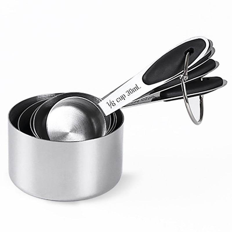 Stainless Steel Measuring Spoon Graduated Measuring Cup Baking Tools - Mubimart
