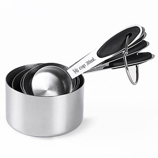 Stainless Steel Measuring Spoon Graduated Measuring Cup Baking Tools - Mubimart