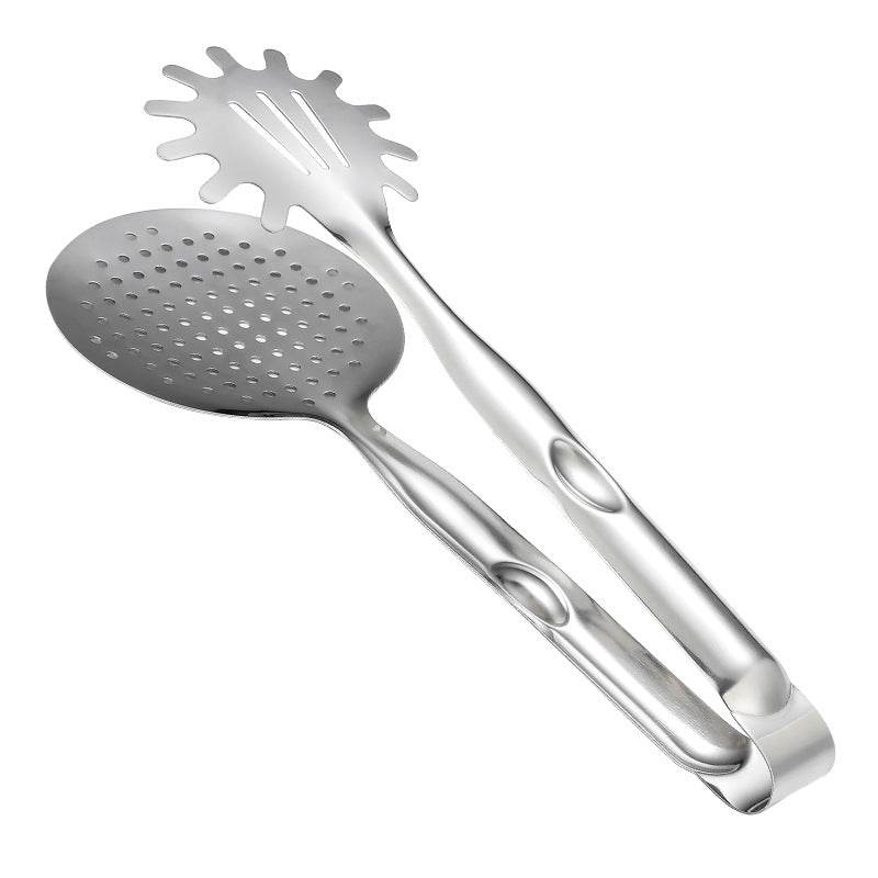 Stainless Steel Noodle Tongs Noodle Tongs Steak Tongs - Mubimart