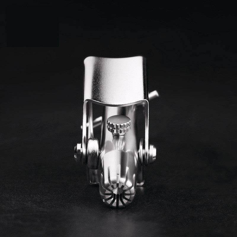 Stainless Steel Nose Hair Trimmer Men's Manual Scissors To Remove Nose Hair Shaving Cleaner - Mubimart